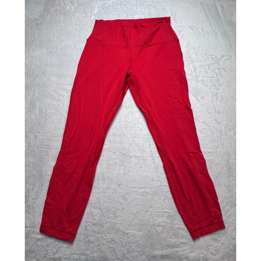 lululemon Align High Rise Pant 25 Womens 10 Love Red Nulu Yoga Leggings